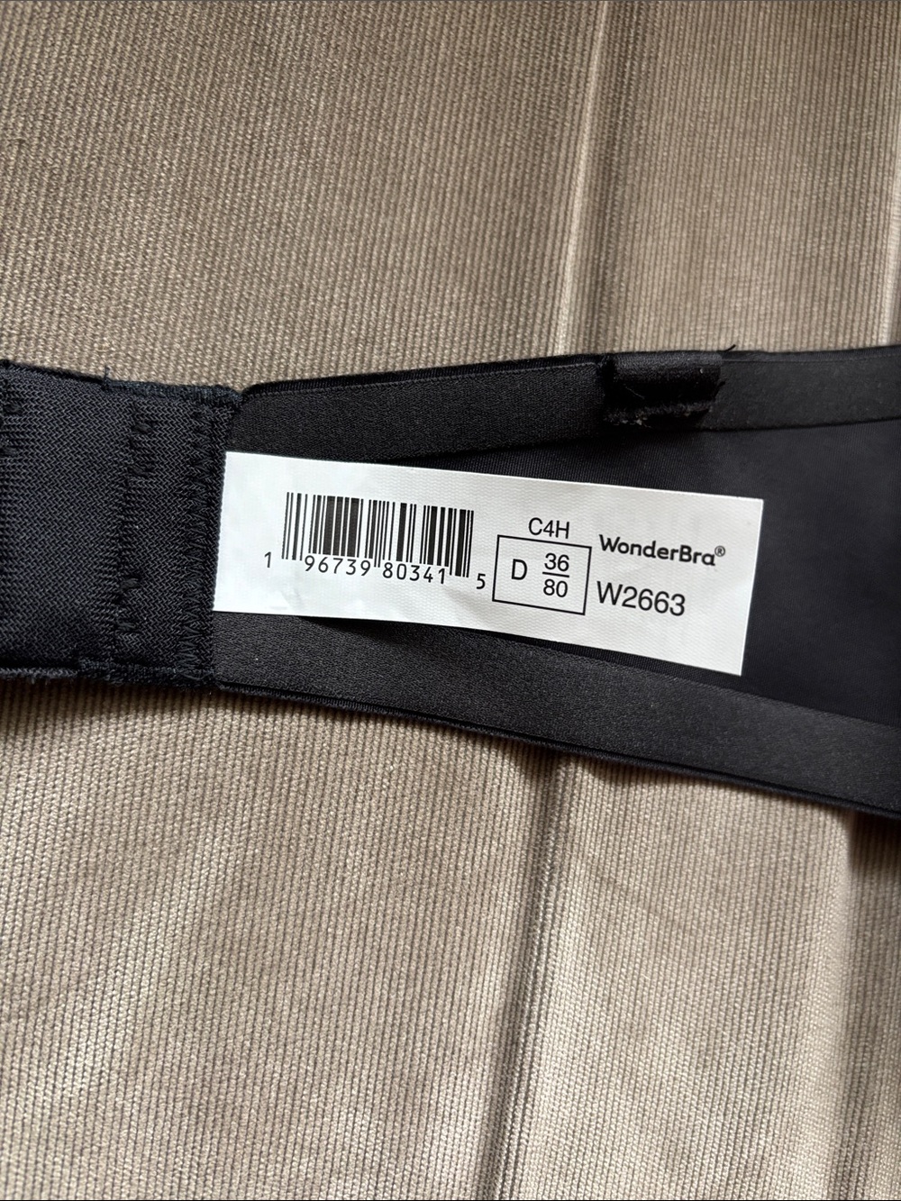WonderBra EcoPure Retro Lace Wireless Full Coverage Bra W2663 36D - Picture 8 of 9